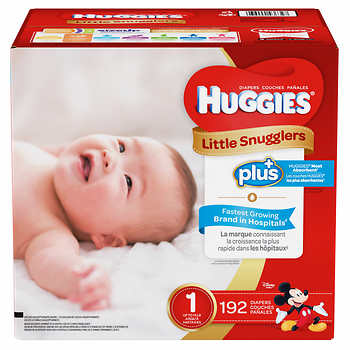 Image of Huggies Little Snugglers Diapers Size 1, 192-Pack - 1 x 4494 Grams
